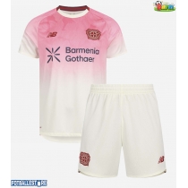 Bayer Leverkusen Bortedraktsett Barn 2025-26 Kortermet (+ Korte bukser)